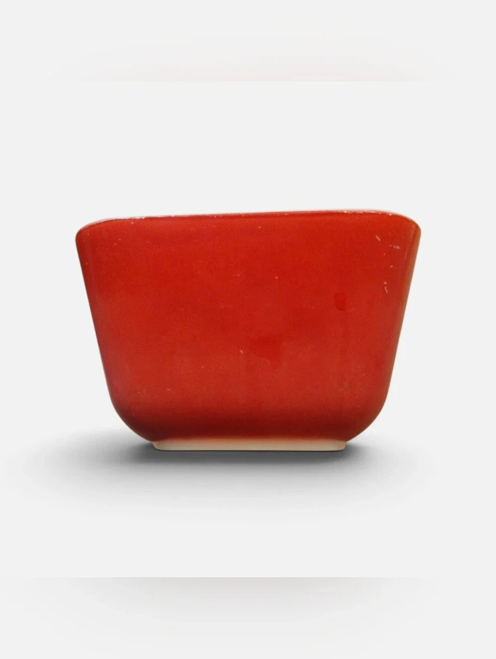 PYREX Red Milk Glass Refrigerator Dish